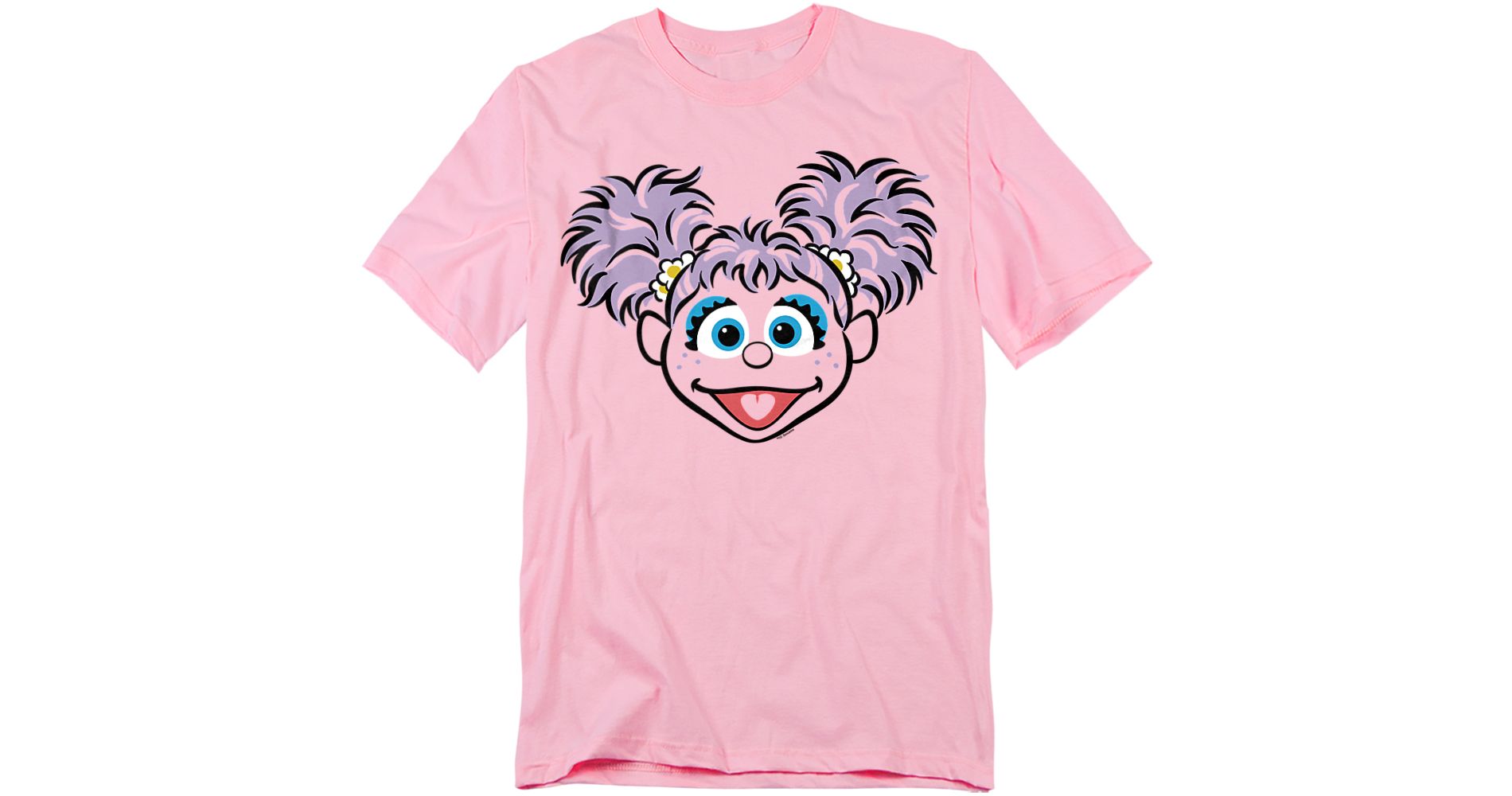 Men's Sesame Street Abby Cadabby Full Face T-Shirt