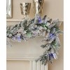 Seasonal LLC Palmetto Pine 6ft Flocked Pre-lit Garland, 9 light Functions (Battery Operated) - 2 of 4