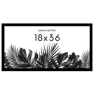 Americanflat Poster Frame - Wooden Picture Frame with Plexiglass Cover - 1 of 4