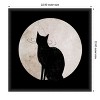 Amanti Art Mystic Moon I Cat by Victoria Borges Canvas Wall Art Print Framed 22 x 22-in. - 4 of 4