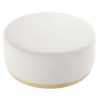 Modway Tilden Large 38 in. Round Performance Velvet Upholstered Ottoman - 2 of 4