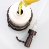 iDesign Vine Refillable Liquid Soap Dispenser - Vanilla/Bronze - 3 of 4