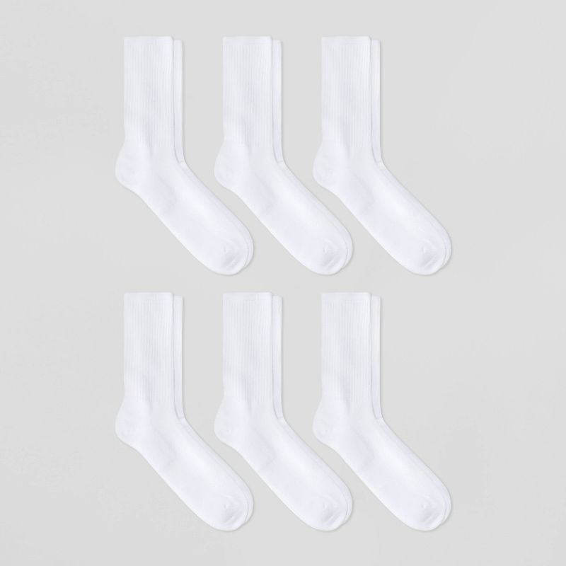 Men's Odor Resistant Socks 6pk - Goodfellow & Co™ - 6-12, 1 of 4