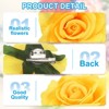 Unique Bargains Fabric Rose Boho Hair Clips Fabric Flower Brooch Pins for Wedding Party Dance 1 Pc - 3 of 4