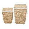 Set of 2 Traditional Sea Grass Storage Baskets - Olivia & May: Wicker Decorative Rectangle, Universal Placement - 3 of 4