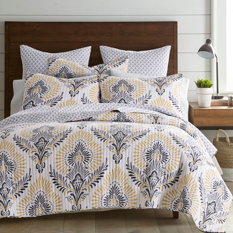 Kiana Floral Quilt Set - Levtex Home, 2 of 6