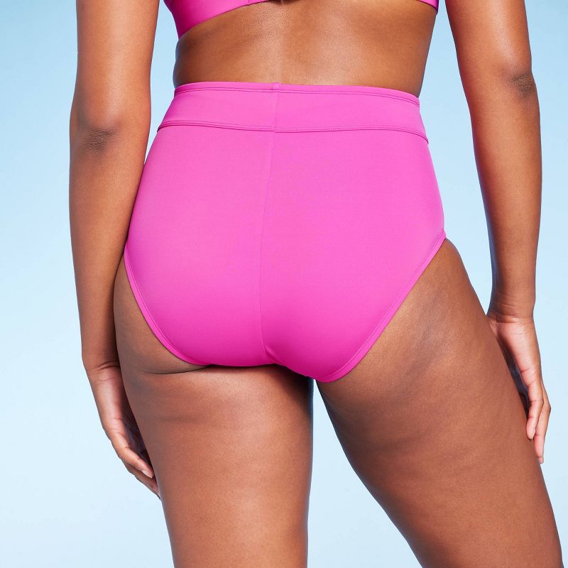 Women's Full Coverage Tummy Control High Waist Bikini Bottom - Kona Sol™, 5 of 10