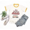 Simply Sage Market Women's Salty Beach Van Checkered Ringer Tee - 2 of 2