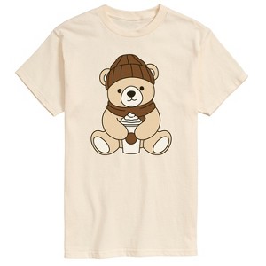 Men's - Instant Message - Coffee Bear Short Sleeve Graphic T-Shirt - 1 of 4