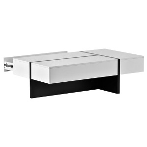 NicBex Modern 45" Rectangle Coffee Table with Storage Drawer for Living Room and Office - 1 of 4