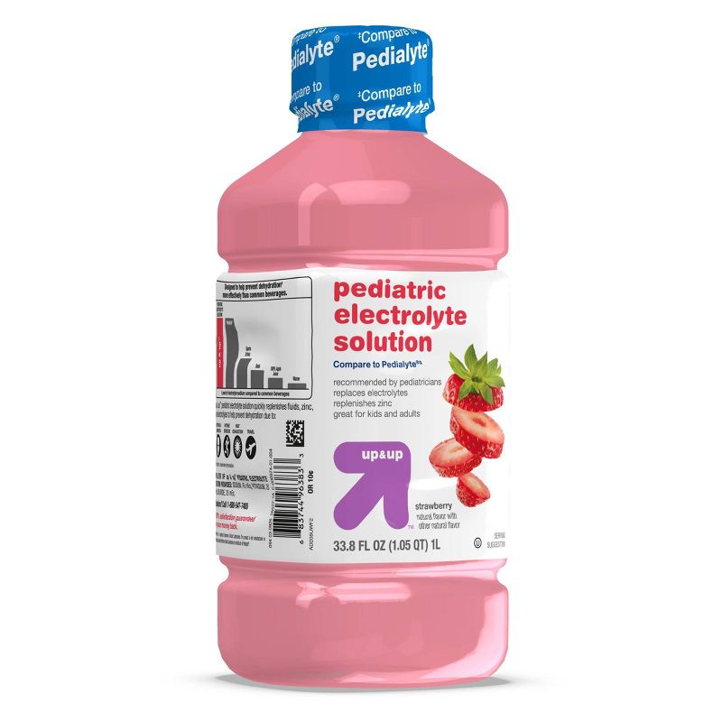Pediatric Electrolyte Drink - Strawberry - 33.8 fl oz - up &#38; up&#8482;, 3 of 10