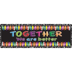 Ashley Productions® The Original Fun Mat™, Mat Runner, 15.5" x 47", Together we are Better - 1 of 1