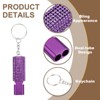 Unique Bargains Outdoor Camping Hiking Fishing Rescue Signaling Alloy Keychain Whistles 2 Pcs - 3 of 3