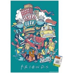 Trends International Friends 30th - Latte Unframed Wall Poster Prints - 1 of 4