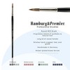 Creative Mark Hamburg Premiere Professional Oil Painting Brushes - Round Oil Paint Brush - Handmade in Germany, Natural & Synthetic Hair Blend, Long - 2 of 4