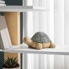 Ceramic Turtle Figurine - Tortoise Tabletop Statue - Casual Home Decor for Living Room, Bedroom, Office - 3 of 4