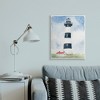Stupell Industries Black Striped Lighthouse with Quaint Cabin - 2 of 4