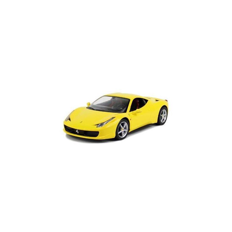 Link Ready! Set! Go! Licensed 1/14 RC Ferrari 458 Italia Radio Remote Control Sports Car - Yellow, 1 of 4
