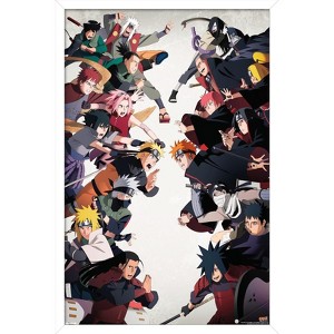 Trends International Naruto Shippuden - Face-Off Framed Wall Poster Prints - 1 of 4