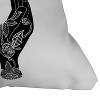 16"x16" Valentina Ramos Hand and Moon Throw Pillow Black/White - Deny Designs - 3 of 4