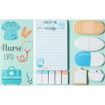 Multiple special-shaped combination sticky note notebooks, ins creative and simple cartoon message books, n-times-sticky handbooks for note-taking