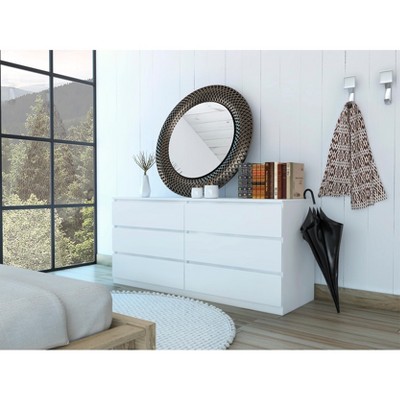 Bella Depot 6 Drawer Double Dresser