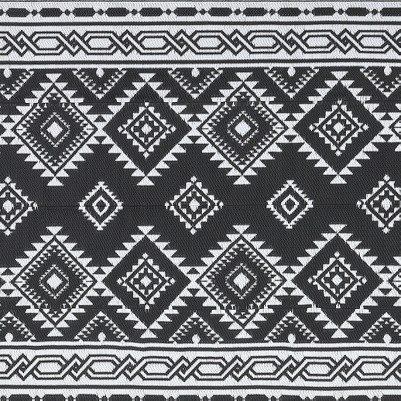 black and white