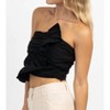Women's FLIRTY RUFFLED TUBE TOP - day + moon - 3 of 4