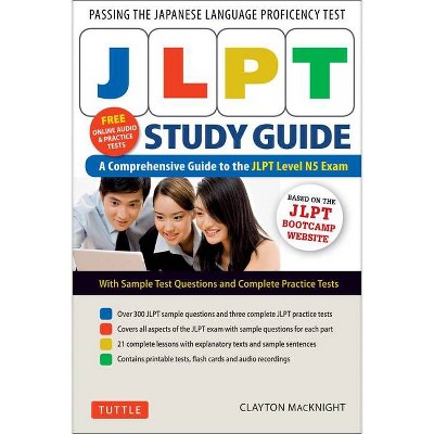 Jlpt Study Guide - by  Clayton Macknight (Paperback)