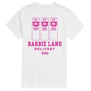 Men's - Barbie - Barbie Land Delivery Milk Short Sleeve Graphic T-Shirt - 1 of 4