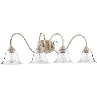 Quorum Lighting Spencer 4-Light Persian White Glass Shade