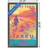 Trends International Star Wars: Jakku - Escape from Jakku Framed Wall Poster Prints - 3 of 4