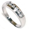 Pompeii3 Mens 1/2ct 14K White Gold Round Diamond Wedding Ring - 3 of 4