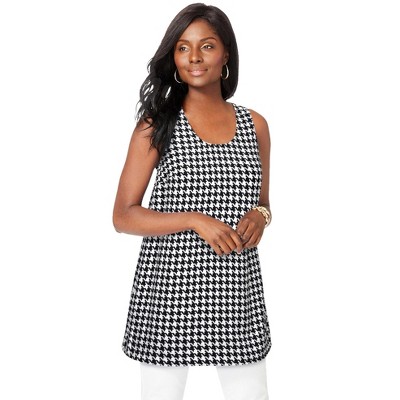 Jessica London Women's Plus Size Georgette Tunic Tank