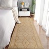 Washable Modern Geometric Area Rugs with Shapes and Stripped Lines Print, Non Slip Low Pile Carpet for Home Office - 3 of 4