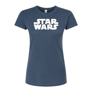Women's - Star Wars - Logo Fitted Graphic T-Shirt - 1 of 3
