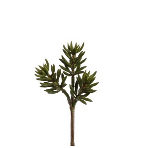 Floral Home 13" Succulent Spray with 3 Branches - 6-Piece - 1 of 2