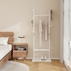 Freestanding Coat Rack, Wood Coat Tree with 5 Hook, Entryway Clothes Racks for Hanging Coats Suits Jacket, Coat Rack Standing For Bedroom Office - 3 of 4