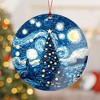 Starry Night Christmas Ornaments 2025, Star Ornament for Hanging Xmas Tree Decorations - 4 of 4