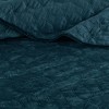 Sapphtopaz 3-Piece Velvet Geometric Quilt Set, Full/Queen Comforter Set, Bedding with 2 Shams for Women, Men, Kids & Teens - 2 of 4