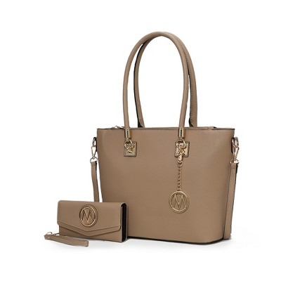 MKF Collection Vanessa Women's Fashion Tote & Wallet Set Handbag by Mia K