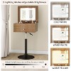 ELECWISH Vanity Tables, Rotating 3 in 1 Flip Top Adjustable Small Makeup Vanity Desk with Mirror and Lights for Bedroom - 4 of 4
