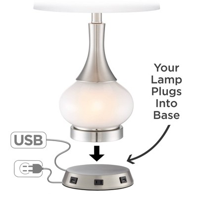 desk lamp with plug in base