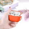 BONGEEK AirPods Pro Case Cover,Soft Silicone Protective Cases Cover Skin for Apple AirPod Pro 2 Charging Case Keychain Front LED Visible,Orange - 2 of 4