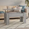 vidaXL Coffee Table Gray Sonoma 39.8"x19.3"x20.5" Engineered Wood - 2 of 4