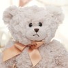 Bearington Huggles the Teddy Bear: Hand-Sewn 10 Tall Creamy White Stuffed Bear - 4 of 4