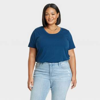 Women's Short Sleeve T-shirt - Ava & Viv™ Taupe 1x : Target