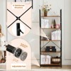 SKRAN Bookshelf,5 Tier Bookshelves, Home Office Bookcase Shelf Storage Organizer,Free Standing Storage Shelving Unit For Bedroom, Living Room - 4 of 4
