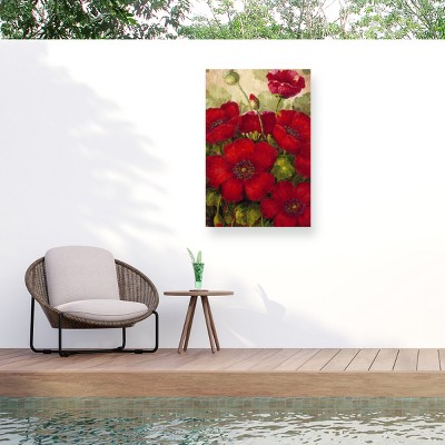 Rio Poppies II Outdoor Canvas Art