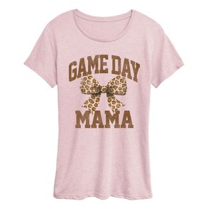 Women's - Instant Message - Game Day Mama Tonal Washed Short Sleeve Graphic T-Shirt - 1 of 4